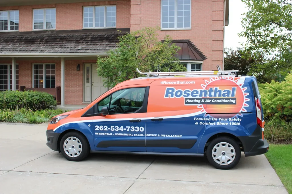 Rosenthal Heating & Air Conditioning Van